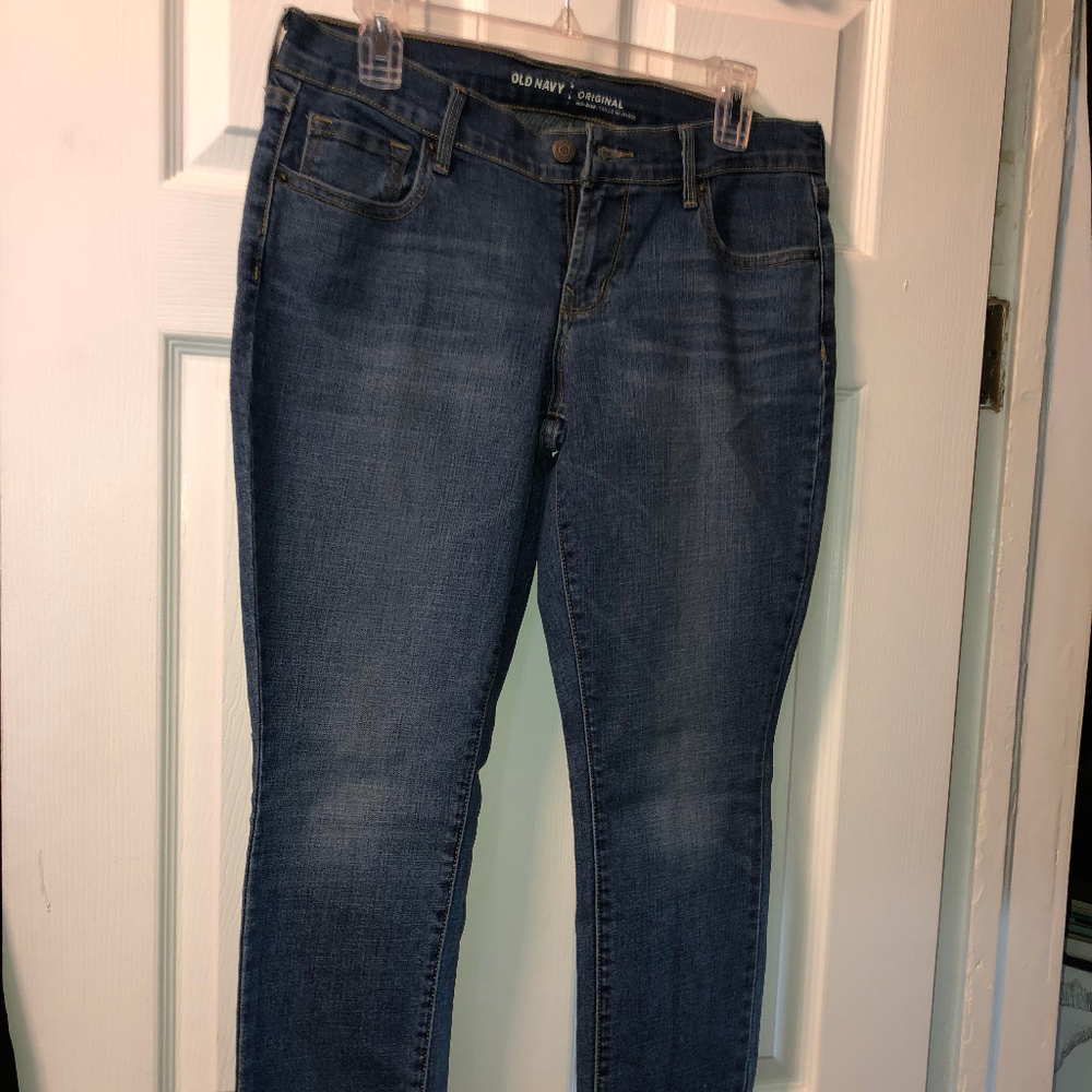 *****SOLD*****NWOT OLD NAVY BLUE JEANS MID RISE